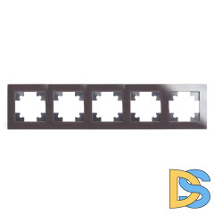 Рамка горизонтальная 5-местная Stekker Катрин 39640