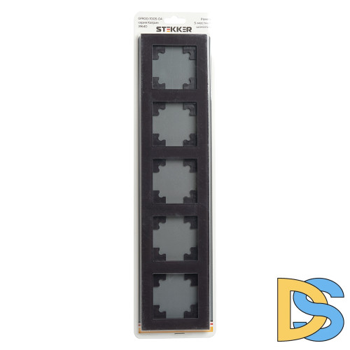 Рамка горизонтальная 5-местная Stekker Катрин 39640