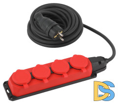 Удлинитель силовой Эра UK-4e-3x1,5-5m-IP44(KG) Б0057585