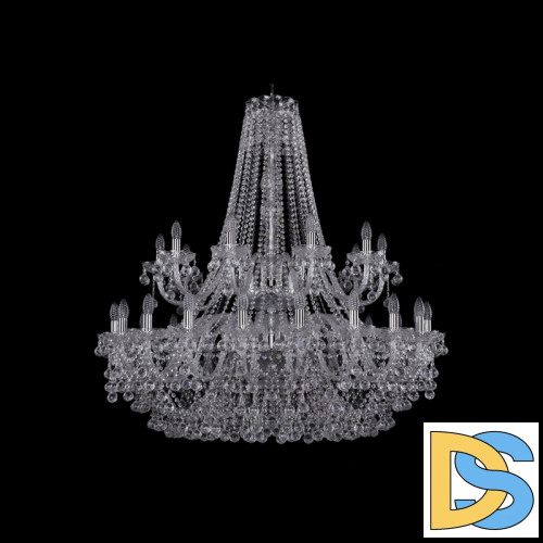 Подвесная люстра Bohemia Ivele Crystal 1409/20+10/400/2d Ni