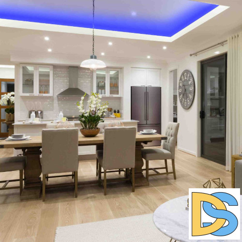 Светодиодная лента Apeyron 12В 2835 20Вт/м синий 5м IP20 00-106