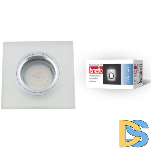 Встраиваемый светильник Fametto Luciole DLS-L113 GU5.3 CHROME/MATT CLEAR