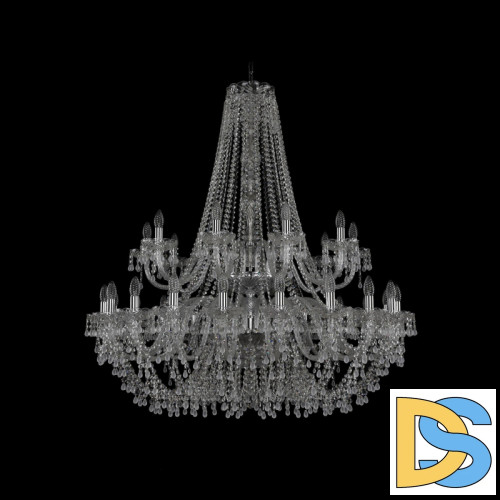 Подвесная люстра Bohemia Ivele Crystal 1410/20+10/400/2d Ni V0300