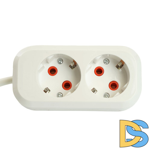 Удлинитель двухместный Stekker Home 49339