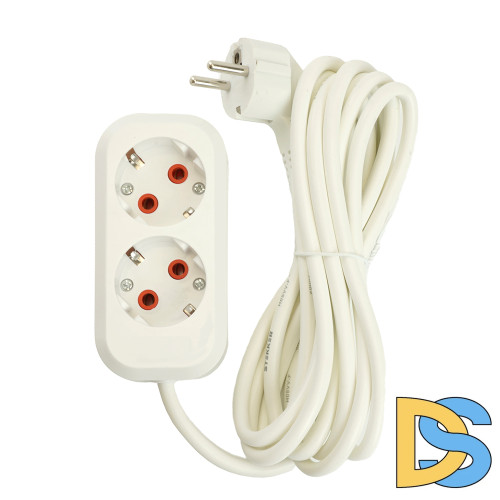 Удлинитель двухместный Stekker Home 49339