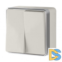 Выключатель Werkel 2 клавиши Gallant (слоновая кость) W5020003