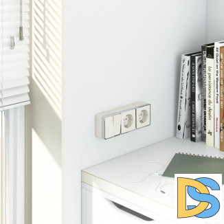 Выключатель Werkel 2 клавиши Gallant (слоновая кость) W5020003