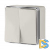 Выключатель Werkel 2 клавиши Gallant (слоновая кость) W5020003