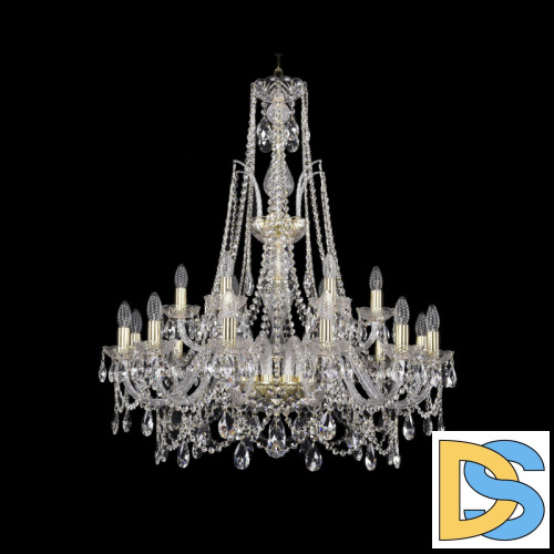 Подвесная люстра Bohemia Ivele Crystal 1411/12+6/300/XL-96 G