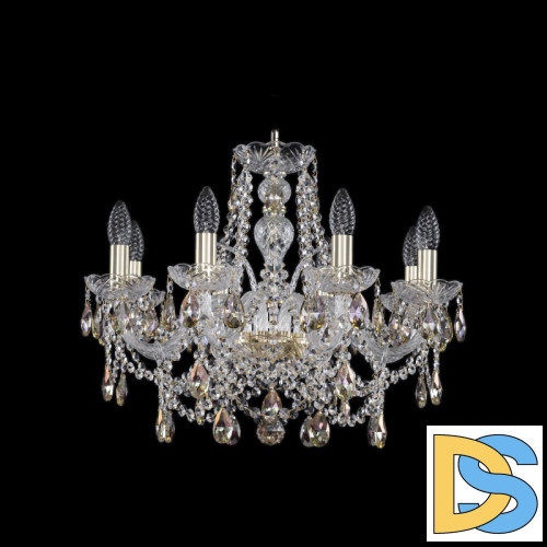 Подвесная люстра Bohemia Ivele Crystal 1411/8/195 G K801