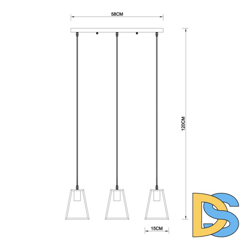 Подвесной светильник Arte Lamp Brussels A8030SP-3WH
