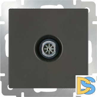 ТВ-розетка оконечная  (серо-коричневый) WL07-TV