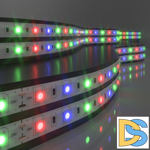 Светодиодная лента Elektrostandard 24V 14,4W 60Led 5050 IP65 RGB, 5м 4690389167782