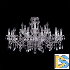 Подвесная люстра Bohemia Ivele Crystal 1413/12+6/360 Ni