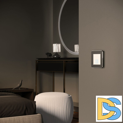 Рамка на 1 пост Werkel Platinum черный алюминий 4690389184420 W0012608