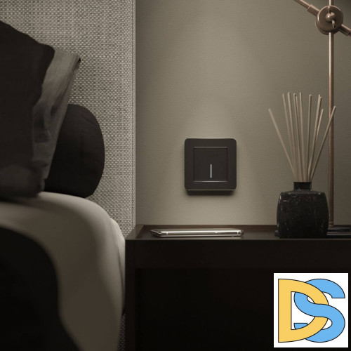 Рамка на 1 пост Werkel Platinum черный алюминий 4690389184420 W0012608