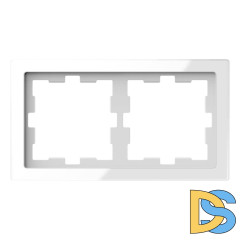 Рамка 2-постовая Schneider Electric Merten D-Life MTN4020-6520