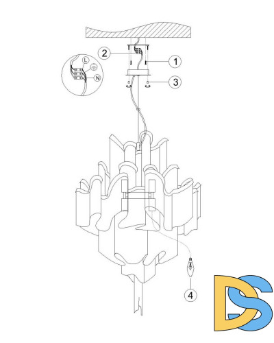 Каскадная люстра Favourite Multivello 1156-8P