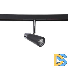 Трековый светодиодный светильник для магнитного шинопровода Crystal Lux Space CLT 0.33 006 12W BL-CH 4000K
