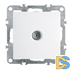 Розетка телевизионная Stekker Эрна белый PST00-9108-01 39315