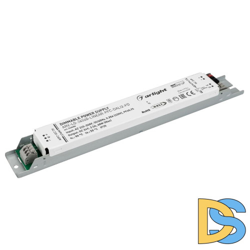 Блок питания Arlight ARV-LG-24060-LINEAR-PFC-DALI2-PD (24V, 2.5A, 60W) 049480