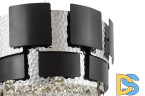 Подвесная люстра Lumina Deco Kruvia LDP 7045-400 BK+CHR