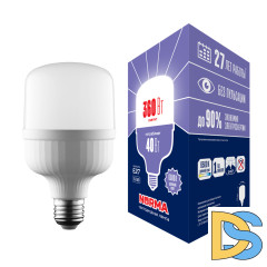 Лампа светодиодная Volpe Norma LED-M80-40W/6500K/E27/FR/NR UL-00006790
