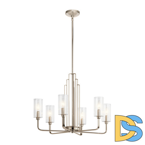 Люстра на штанге Kichler Kimrose QN-KIMROSE6-PN