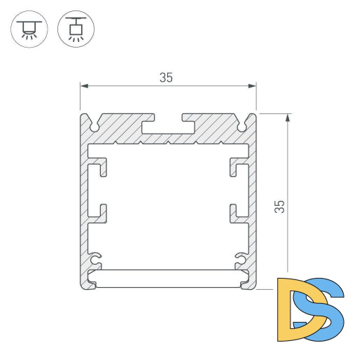Профиль Arlight SL-ARC 025521