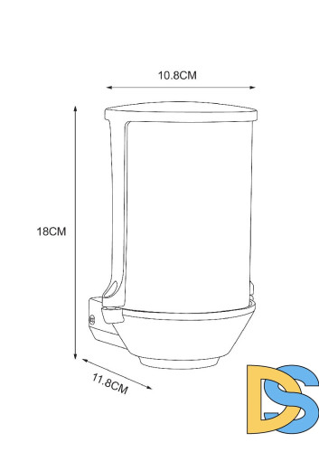 Уличный настенный светильник Arte Lamp Minchir A8306AL-1BK