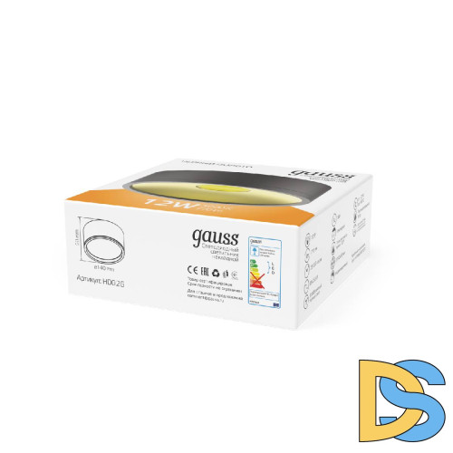 Потолочный светодиодный светильник Gauss Overhead HD026