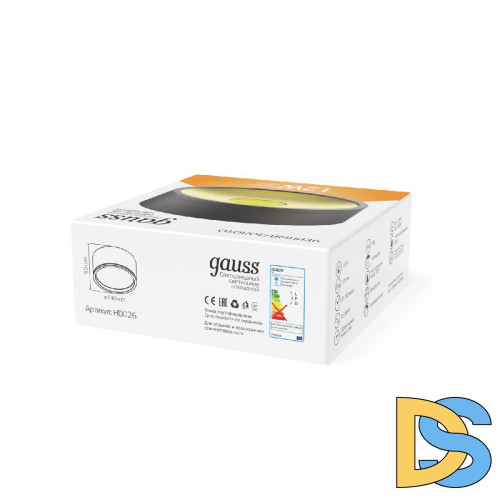 Потолочный светодиодный светильник Gauss Overhead HD026