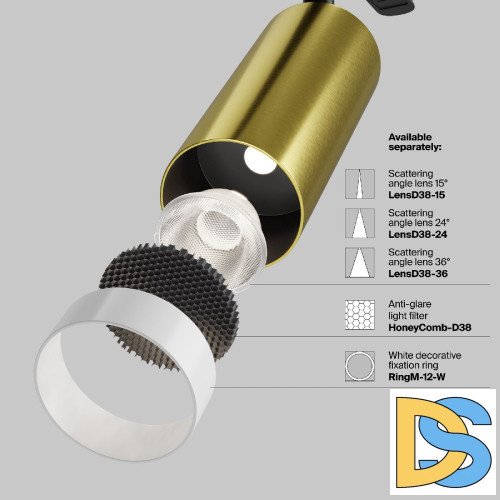 Трековый однофазный светильник Maytoni Focus Led TR021-1-12W3K-W-BBS