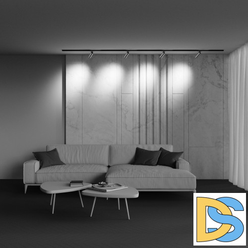 Трековый однофазный светильник Maytoni Focus Led TR021-1-12W3K-W-BBS