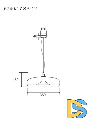 Подвесной светильник Divinare Sonata 5740/17 SP-12