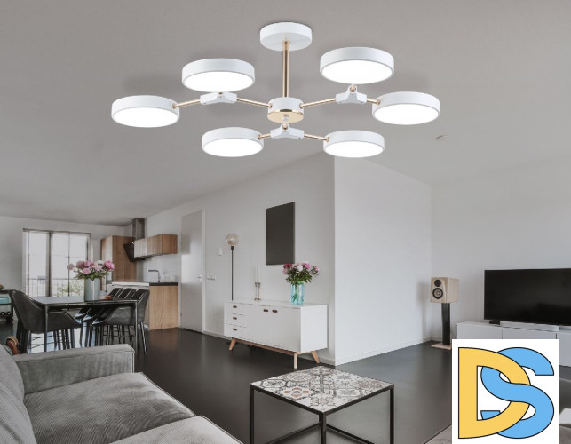 Люстра на штанге Ambrella Light Linetech Comfort FL516333