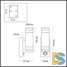 Уличный настенный светильник Odeon Light Motto 6605/2W