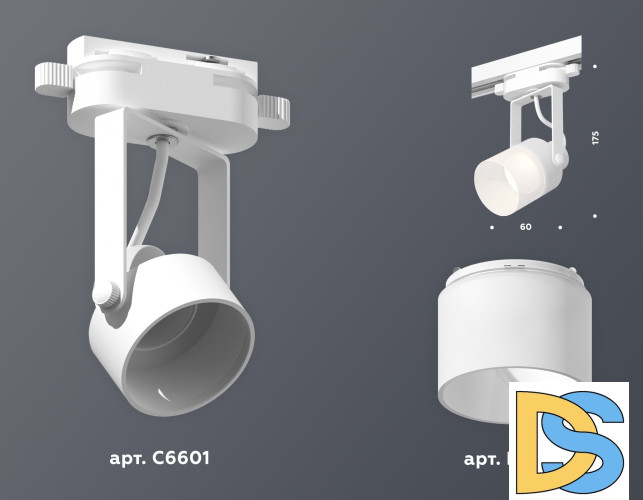 Трековый однофазный светильник Ambrella Light Track System XT6601086 (C6601, N6252)