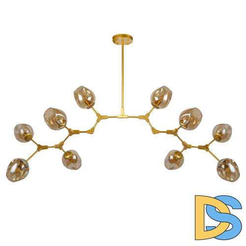 Люстра на штанге AM Group LOFT-10 GL