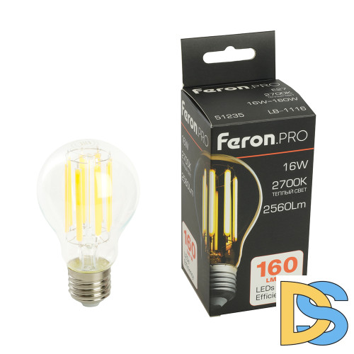 Светодиодная лампа Feron LB-1116 E27 16W 2700K 51235