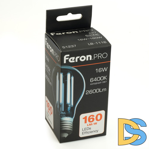 Светодиодная лампа Feron LB-1116 E27 16W 2700K 51235