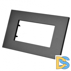 Рамка итальянский стандарт 4 модуля ABB Zenit Антрацит