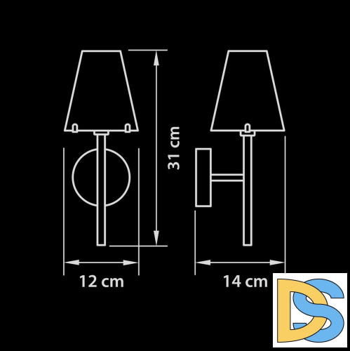 Бра Osgona Diafano 758612