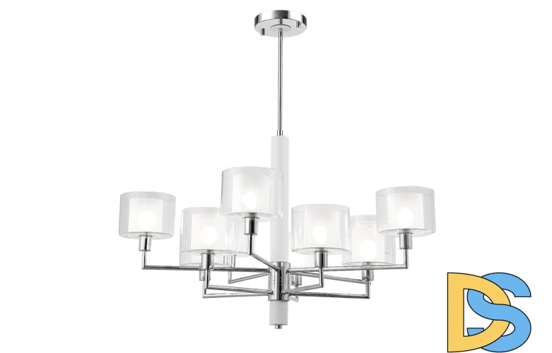 Люстра на штанге Crystal Lux MAESTRO SP-PL5+5 CHROME