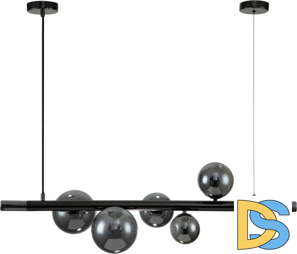 Подвесная люстра Indigo Canto 11026/8PL Black V000240