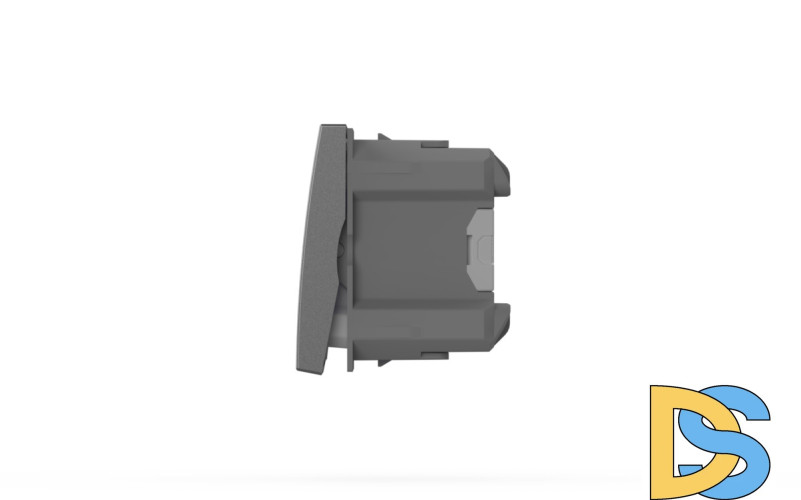 Выключатель двухклавишный с подсветкой ELBI Moda Vox 611-041032-203