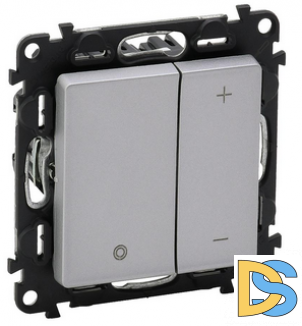 Светорегулятор Legrand Valena Life клавишный 754892-752062 Алюминий