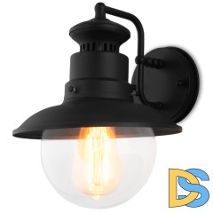 Уличный настенный cветильник Elektrostandard Talli D GL 3002D черный 4690389106576