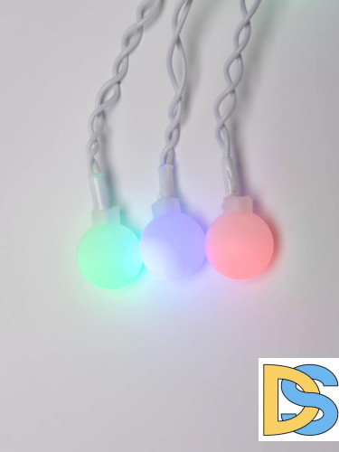 Светодиодная гирлянда (11130) Uniel занавес Радуга 220V разноцветный ULD-E2405-100/DTA MULTI IP20 RAINBOW