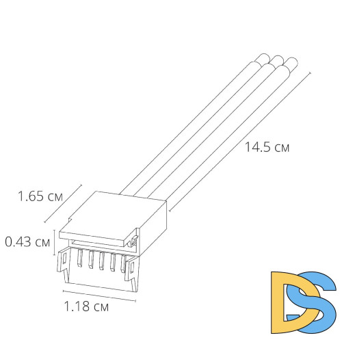 Коннектор для ввода питания Arte Lamp Strip-accessories A30-12-RGBW